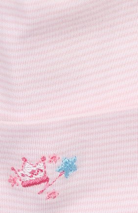 Детского хлопковая шапка KISSY KISSY розового цвета, арт. KG504447N | Фото 3 (Материал: Текстиль, Хлопок; Кросс-КТ НВ: Шапочки-аксессуары)