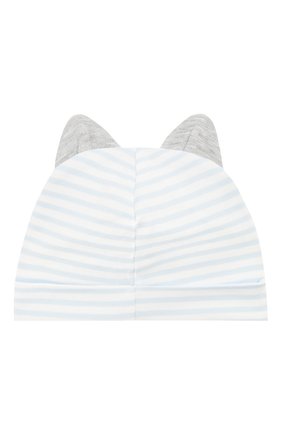 Детского хлопковая шапка KISSY KISSY голубого цвета по цене 1270 руб., арт. KB504333N | Фото 2 Детского хлопковая шапка KISSY KISSY голубого цвета, арт. KB504333N | Фото 2