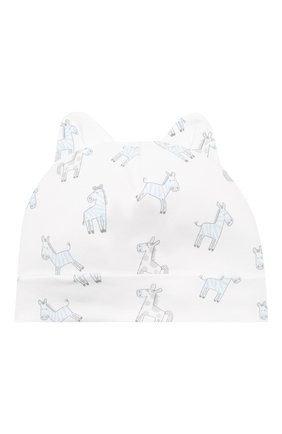Детского хлопковая шапка KISSY KISSY голубого цвета по цене 1220 руб., арт. KB504332N | Фото 1 Детского хлопковая шапка KISSY KISSY голубого цвета, арт. KB504332N | Фото 1