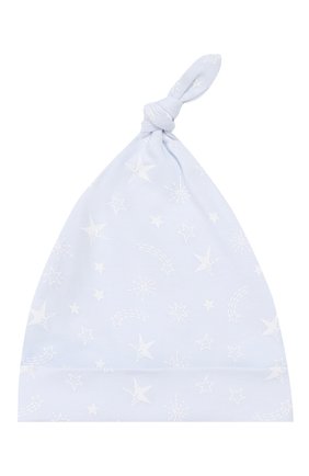 Детского хлопковая шапка KISSY KISSY голубого цвета по цене 893 руб., арт. KB504284N | Фото 1 Детского хлопковая шапка KISSY KISSY голубого цвета, арт. KB504284N | Фото 1