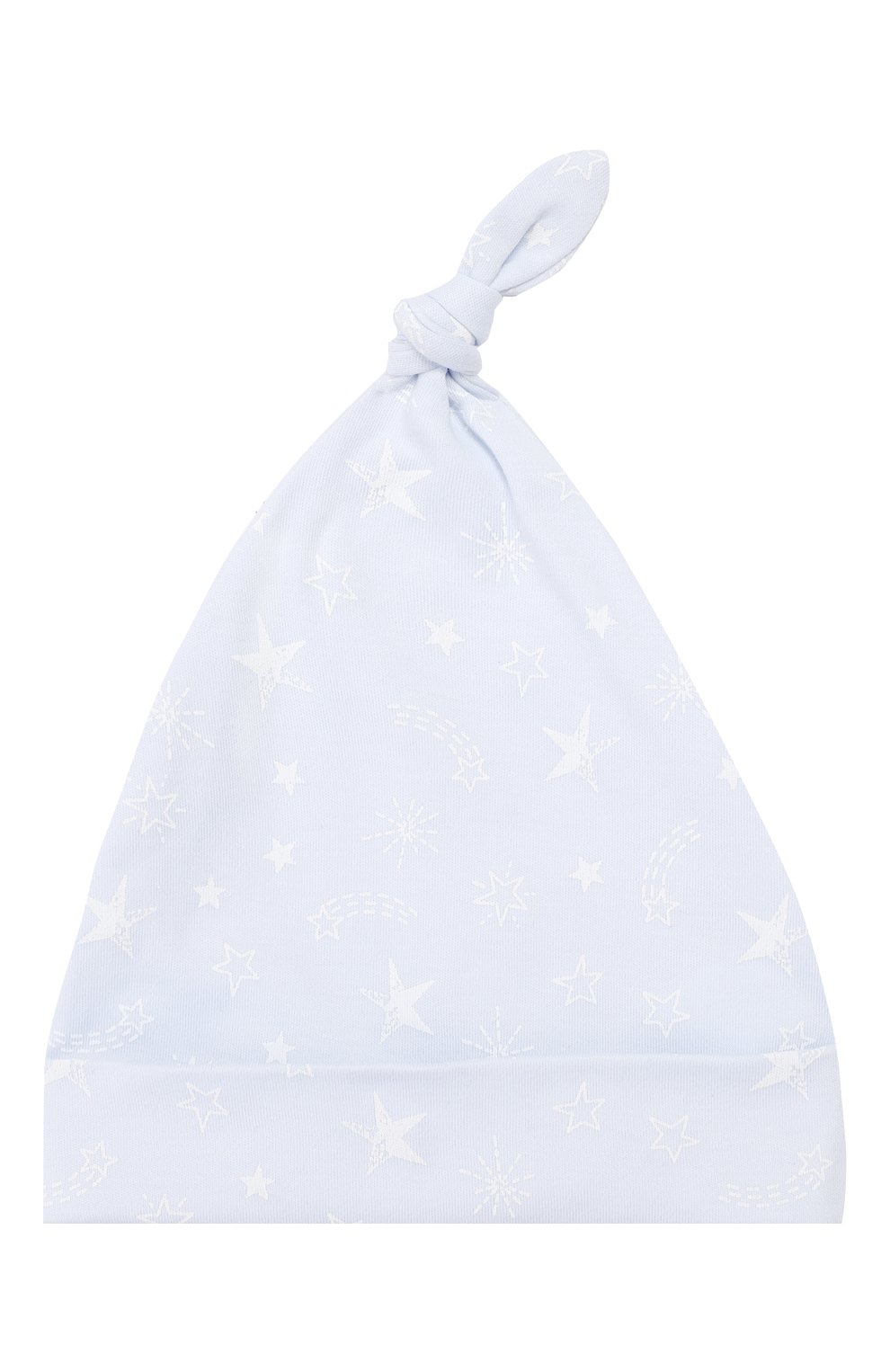 Детского хлопковая шапка KISSY KISSY голубого цвета по цене 893 руб., арт. KB504284N | Фото 2 Детского хлопковая шапка KISSY KISSY голубого цвета, арт. KB504284N | Фото 2