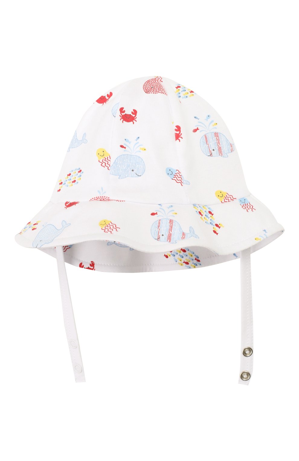 Детская хлопковая панама KISSY KISSY голубого цвета по цене 1690 руб., арт. KB503572N | Фото 2 Детская хлопковая панама KISSY KISSY голубого цвета, арт. KB503572N | Фото 2
