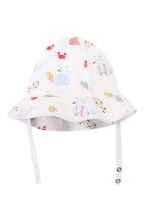 Детская хлопковая панама KISSY KISSY голубого цвета по цене 1690 руб., арт. KB503572N | Фото 2 Детская хлопковая панама KISSY KISSY голубого цвета, арт. KB503572N | Фото 2