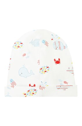 Детского хлопковая шапка KISSY KISSY голубого цвета по цене 940 руб., арт. KB503570N | Фото 2 Детского хлопковая шапка KISSY KISSY голубого цвета, арт. KB503570N | Фото 2