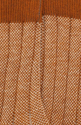 Детские носки COLLEGIEN оранжевого цвета, арт. 6080/18-35 | Фото 2 (Материал: Текстиль, Хлопок; Кросс-КТ: Носки)