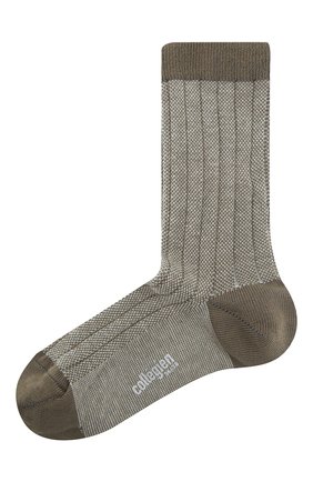 Детские носки COLLEGIEN серого цвета, арт. 6080/36-44 | Фото 1 (Материал: Текстиль, Хлопок; Кросс-КТ: Носки)