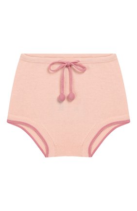 Детские хлопковые шорты LES LUTINS розового цвета, арт. 20E044/BERTHE | Фото 1 (Материал внешний: Хлопок)