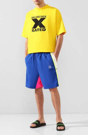 Мужские резиновые шлепанцы pool BALENCIAGA черного цвета по цене 19950 руб., арт. 565826/W1S81 | Фото 2 Мужские резиновые шлепанцы pool BALENCIAGA черного цвета, арт. 565826/W1S81 | Фото 2