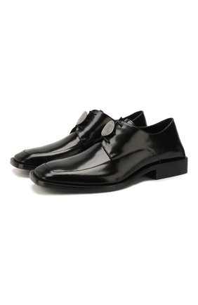 Мужской кожаные дерби BALENCIAGA черного цвета по цене 52650 руб., арт. 615875/WBAJ4 | Фото 1 Мужской кожаные дерби BALENCIAGA черного цвета, арт. 615875/WBAJ4 | Фото 1