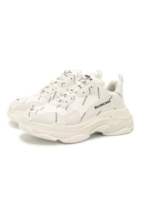 Мужские комбинированные кроссовки triple s BALENCIAGA белого цвета по цене 79950 руб., арт. 536737/W2FA1 | Фото 1 Мужские комбинированные кроссовки triple s BALENCIAGA белого цвета, арт. 536737/W2FA1 | Фото 1