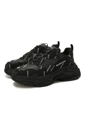 Мужские комбинированные кроссовки triple s BALENCIAGA черно-белого цвета по цене 79950 руб., арт. 536737/W2FA1 | Фото 1 Мужские комбинированные кроссовки triple s BALENCIAGA черно-белого цвета, арт. 536737/W2FA1 | Фото 1