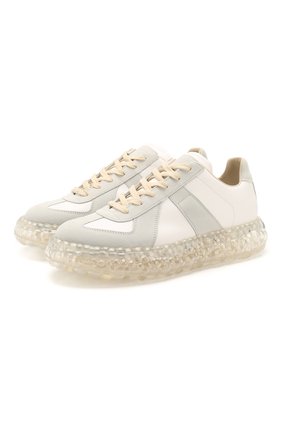 Мужские кожаные кеды replica MAISON MARGIELA белого цвета по цене 49400 руб., арт. S37WS0503/P1895 | Фото 1 Мужские кожаные кеды replica MAISON MARGIELA белого цвета, арт. S37WS0503/P1895 | Фото 1