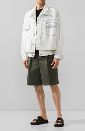 Мужские кожаные шлепанцы DRIES VAN NOTEN бордового цвета по цене 42550 руб., арт. MS27/066/QU126 | Фото 2 Мужские кожаные шлепанцы DRIES VAN NOTEN бордового цвета, арт. MS27/066/QU126 | Фото 2