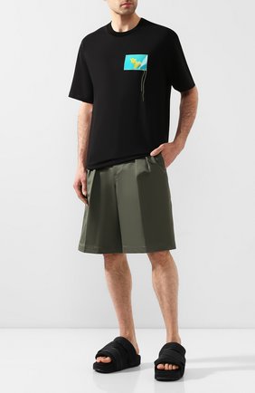 Мужские текстильные сандалии comfylette high Y-3 черного цвета по цене 14450 руб., арт. EH1742/M | Фото 2 Мужские текстильные сандалии comfylette high Y-3 черного цвета, арт. EH1742/M | Фото 2