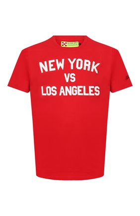 Мужская хлопковая футболка MC2 SAINT BARTH красного цвета по цене 5705 руб., арт. STBM TSHIRT MAN/TSHM001 | Фото 1 Мужская хлопковая футболка MC2 SAINT BARTH красного цвета, арт. STBM TSHIRT MAN/TSHM001 | Фото 1