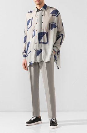 Мужская рубашка GIORGIO ARMANI серого цвета по цене 107000 руб., арт. 0SGCCZ32/TZ591 | Фото 2 Мужская рубашка GIORGIO ARMANI серого цвета, арт. 0SGCCZ32/TZ591 | Фото 2