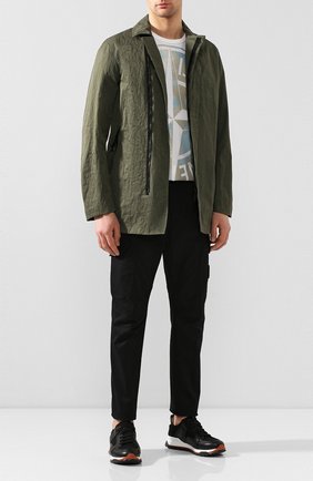 Мужской плащ STONE ISLAND хаки цвета по цене 58750 руб., арт. 721540226 | Фото 2 Мужской плащ STONE ISLAND хаки цвета, арт. 721540226 | Фото 2