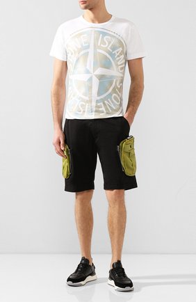 Мужские хлопковые шорты STONE ISLAND SHADOW PROJECT черного цвета по цене 39950 руб., арт. 7219L0109 | Фото 2 Мужские хлопковые шорты STONE ISLAND SHADOW PROJECT черного цвета, арт. 7219L0109 | Фото 2