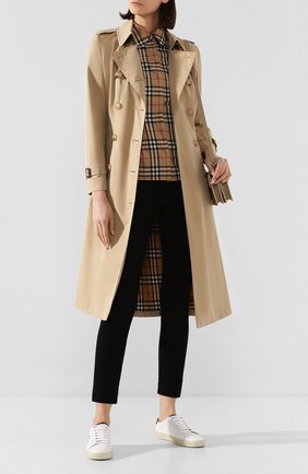 Женская хлопковая рубашка eleonora BURBERRY бежевого цвета по цене 23100 руб., арт. 8025823 | Фото 2 Женская хлопковая рубашка eleonora BURBERRY бежевого цвета, арт. 8025823 | Фото 2