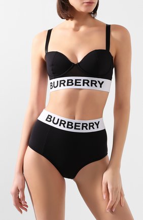 Женский плавки-бикини BURBERRY черного цвета по цене 24900 руб., арт. 8027731 | Фото 2 Женский плавки-бикини BURBERRY черного цвета, арт. 8027731 | Фото 2
