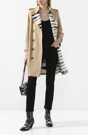 Женский хлопковый тренч kenington BURBERRY бежевого цвета по цене 229000 руб., арт. 8028800 | Фото 2 Женский хлопковый тренч kenington BURBERRY бежевого цвета, арт. 8028800 | Фото 2