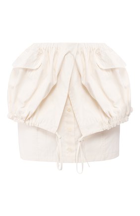 Женская юбка JACQUEMUS белого цвета по цене 41750 руб., арт. 201SK07/23110 | Фото 1 Женская юбка JACQUEMUS белого цвета, арт. 201SK07/23110 | Фото 1