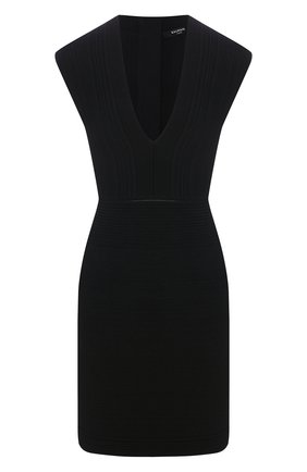 Женское платье из вискозы BALMAIN черного цвета по цене 126000 руб., арт. TF06089/K063 | Фото 1 Женское платье из вискозы BALMAIN черного цвета, арт. TF06089/K063 | Фото 1