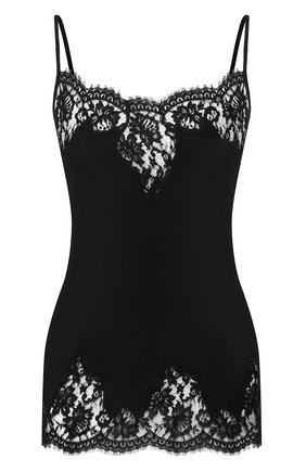 Женская шелковый топ ERMANNO ERMANNO SCERVINO черного цвета по цене 34200 руб., арт. 46T T029 CDC | Фото 1 Женская шелковый топ ERMANNO ERMANNO SCERVINO черного цвета, арт. 46T T029 CDC | Фото 1