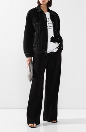 Женская джинсовая куртка ACNE STUDIOS черного цвета по цене 29850 руб., арт. A90240/W | Фото 2 Женская джинсовая куртка ACNE STUDIOS черного цвета, арт. A90240/W | Фото 2