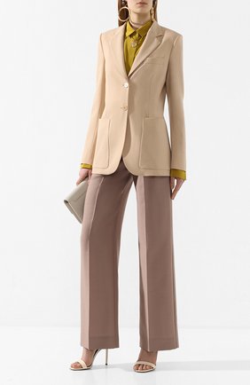 Женский шерстяной жакет STELLA MCCARTNEY бежевого цвета по цене 106000 руб., арт. 601103/S0A41 | Фото 2 Женский шерстяной жакет STELLA MCCARTNEY бежевого цвета, арт. 601103/S0A41 | Фото 2