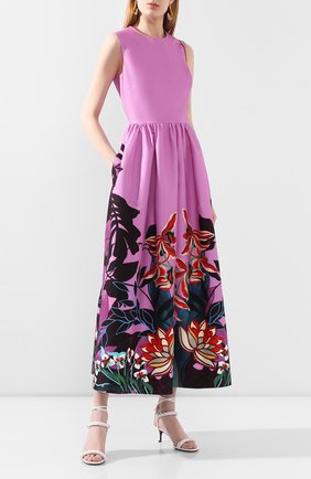 Женский хлопковый комбинезон VALENTINO розового цвета по цене 175500 руб., арт. TB0VE1265DS | Фото 2 Женский хлопковый комбинезон VALENTINO розового цвета, арт. TB0VE1265DS | Фото 2