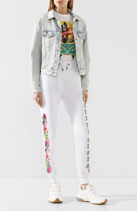 Женская хлопковая футболка DSQUARED2 белого цвета по цене 18150 руб., арт. S72GD0236/S22427 | Фото 2 Женская хлопковая футболка DSQUARED2 белого цвета, арт. S72GD0236/S22427 | Фото 2