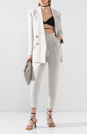 Женские брюки PROENZA SCHOULER серого цвета по цене 84350 руб., арт. R2026002-AY114 | Фото 2 Женские брюки PROENZA SCHOULER серого цвета, арт. R2026002-AY114 | Фото 2