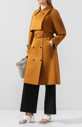 Женский хлопковый тренч PROENZA SCHOULER WHITE LABEL бежевого цвета по цене 48900 руб., арт. WL2021000-AC110 | Фото 2 Женский хлопковый тренч PROENZA SCHOULER WHITE LABEL бежевого цвета, арт. WL2021000-AC110 | Фото 2