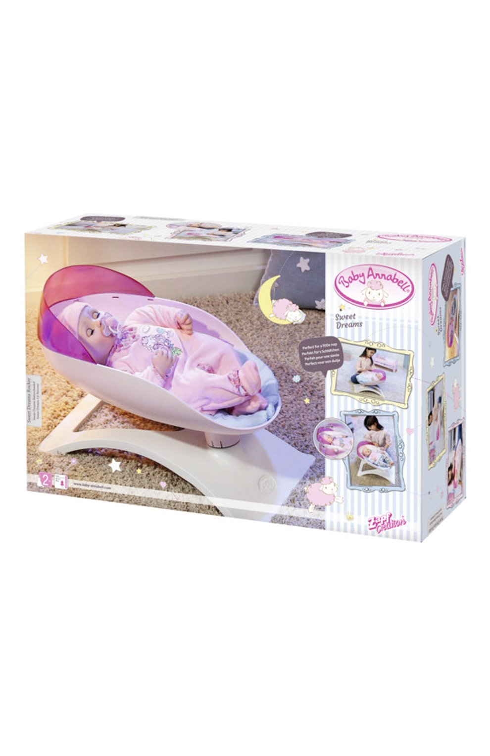 Детского игрушка baby annabell кроватка ZAPF CREATION разноцветного цвета по цене 6590 руб., арт. 700-969 | Фото 3 Детского игрушка baby annabell кроватка ZAPF CREATION разноцветного цвета, арт. 700-969 | Фото 3