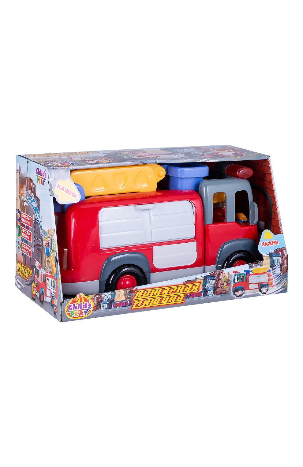 Детского игрушка пожарная машина СТМ разноцветного цвета, арт. LVY022 | Фото 6