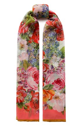Мужские шелковый шарф DOLCE & GABBANA розового цвета по цене 34950 руб., арт. FS182A/GDS54 | Фото 1 Мужские шелковый шарф DOLCE & GABBANA розового цвета, арт. FS182A/GDS54 | Фото 1
