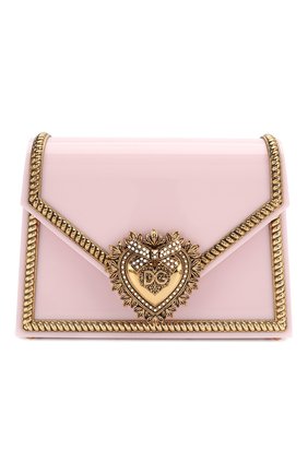 Женская сумка devotion small DOLCE & GABBANA розового цвета по цене 156000 руб., арт. BB6713/AZ700 | Фото 1 Женская сумка devotion small DOLCE & GABBANA розового цвета, арт. BB6713/AZ700 | Фото 1
