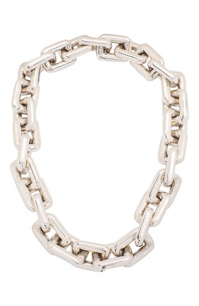 Женское колье BOTTEGA VENETA серебряного цвета по цене 423500 руб., арт. 617437/V5070 | Фото 1 Женское колье BOTTEGA VENETA серебряного цвета, арт. 617437/V5070 | Фото 1