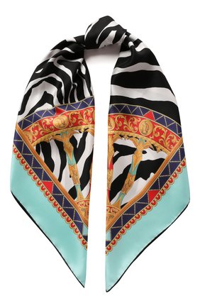 Женский шелковый платок DOLCE & GABBANA разноцветного цвета по цене 26100 руб., арт. FN090R/GDV55 | Фото 1 Женский шелковый платок DOLCE & GABBANA разноцветного цвета, арт. FN090R/GDV55 | Фото 1