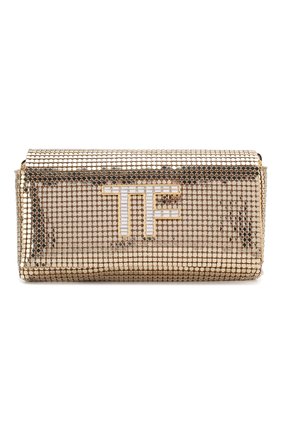 Женская сумка tf mini TOM FORD золотого цвета по цене 191000 руб., арт. L1282T-ISY001 | Фото 1 Женская сумка tf mini TOM FORD золотого цвета, арт. L1282T-ISY001 | Фото 1