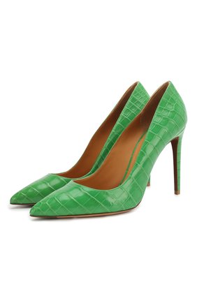 Женские кожаные туфли celia RALPH LAUREN зеленого цвета по цене 535000 руб., арт. 800771974/CNIL | Фото 1 Женские кожаные туфли celia RALPH LAUREN зеленого цвета, арт. 800771974/CNIL | Фото 1