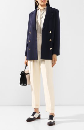 Женская кожаные оксфорды RALPH LAUREN белого цвета по цене 69950 руб., арт. 800803375 | Фото 2 Женская кожаные оксфорды RALPH LAUREN белого цвета, арт. 800803375 | Фото 2 (Материал внутренний: Натуральная кожа; Каблук высота: Низкий; Подошва: Плоская)