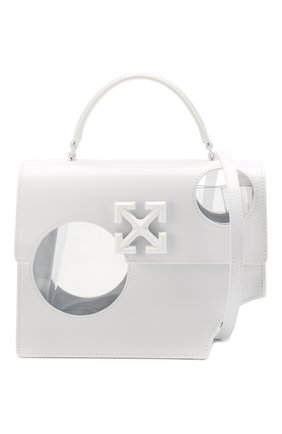 Женская сумка 2.8 jitney OFF-WHITE белого цвета по цене 89950 руб., арт. 0WNA113S20LEA0010100 | Фото 6 Женская сумка 2.8 jitney OFF-WHITE белого цвета, арт. 0WNA113S20LEA0010100 | Фото 6
