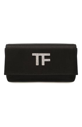 Женский клатч tf TOM FORD черного цвета по цене 76050 руб., арт. L1320P-TSA001 | Фото 1 Женский клатч tf TOM FORD черного цвета, арт. L1320P-TSA001 | Фото 1