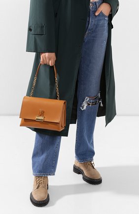 Женская сумка soft OFF-WHITE темно-бежевого цвета по цене 79950 руб., арт. 0WNA120S20LEA0016000 | Фото 2 Женская сумка soft OFF-WHITE темно-бежевого цвета, арт. 0WNA120S20LEA0016000 | Фото 2