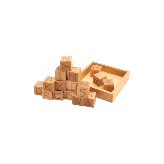 фото Набор кубиков с алфавитом kid`s concept