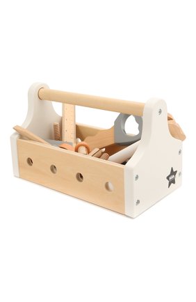 Детского набор игрушечных инструментов KID`S CONCEPT бежевого цвета по цене 4250 руб., арт. 1000094 | Фото 2 Детского набор игрушечных инструментов KID`S CONCEPT бежевого цвета, арт. 1000094 | Фото 2