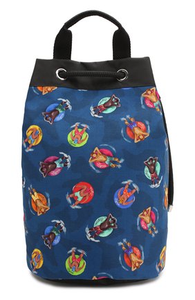 Мужская текстильная сумка ERMENEGILDO ZEGNA синего цвета, арт. N7J801050 | Фото 1 (Ремень/цепочка: На ремешке; Материал: Текстиль; Размер: large)