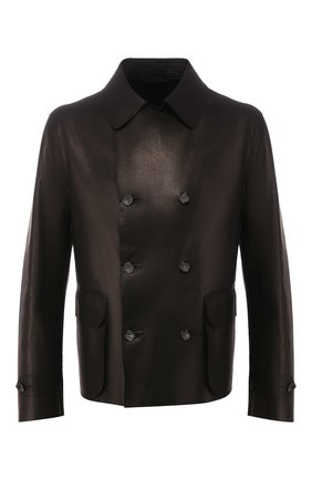 Мужская кожаная куртка GIORGIO ARMANI черного цвета по цене 457500 руб., арт. 5SR13P/5SP18 | Фото 1 Мужская кожаная куртка GIORGIO ARMANI черного цвета, арт. 5SR13P/5SP18 | Фото 1